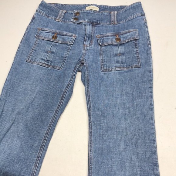 VINTAGE JACOB CONNEXION STRETCH DENIM CAPRIS 4/27x25 😎 - Picture 4 of 12